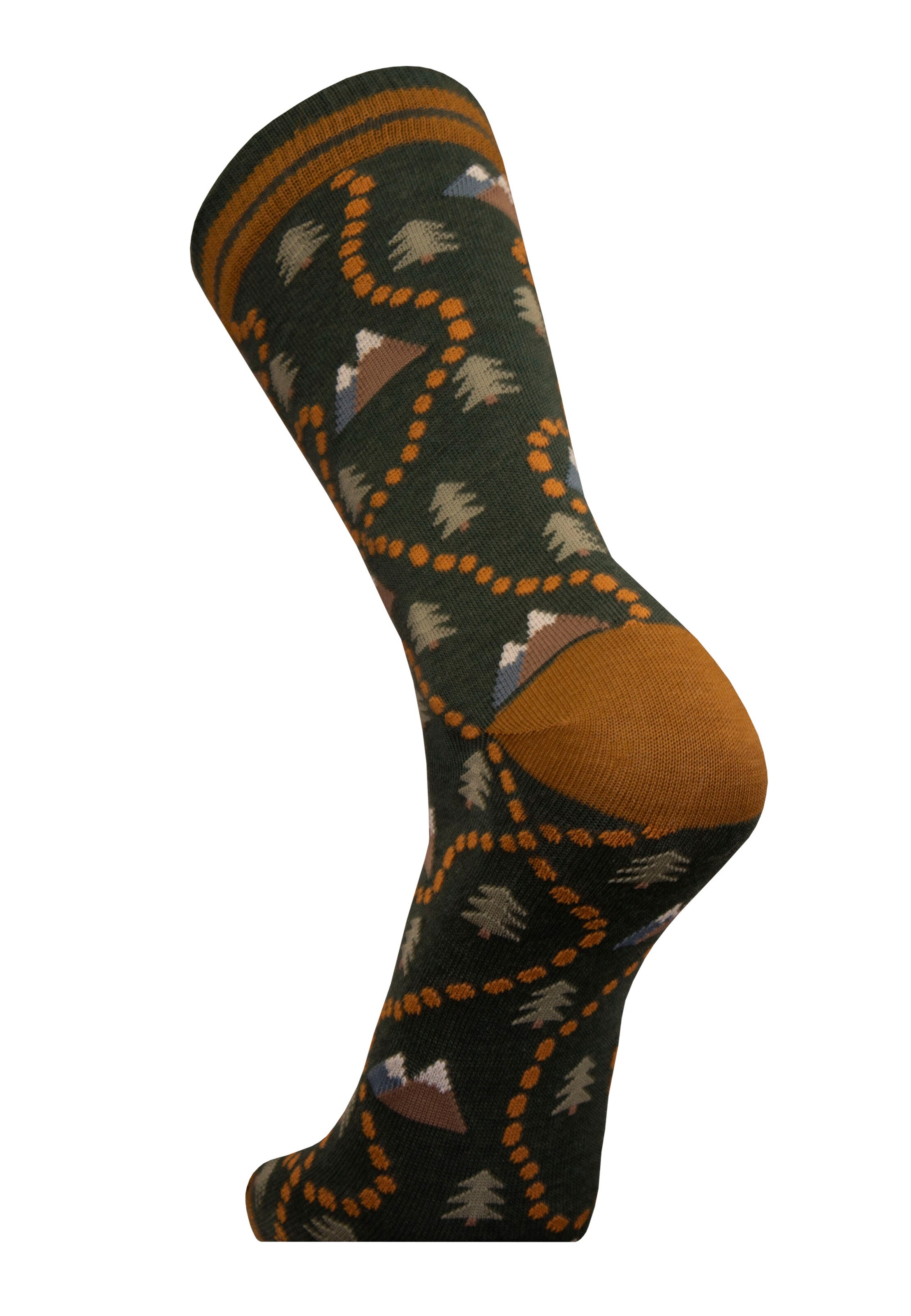 UphillSport Socks 'PATH' in Green