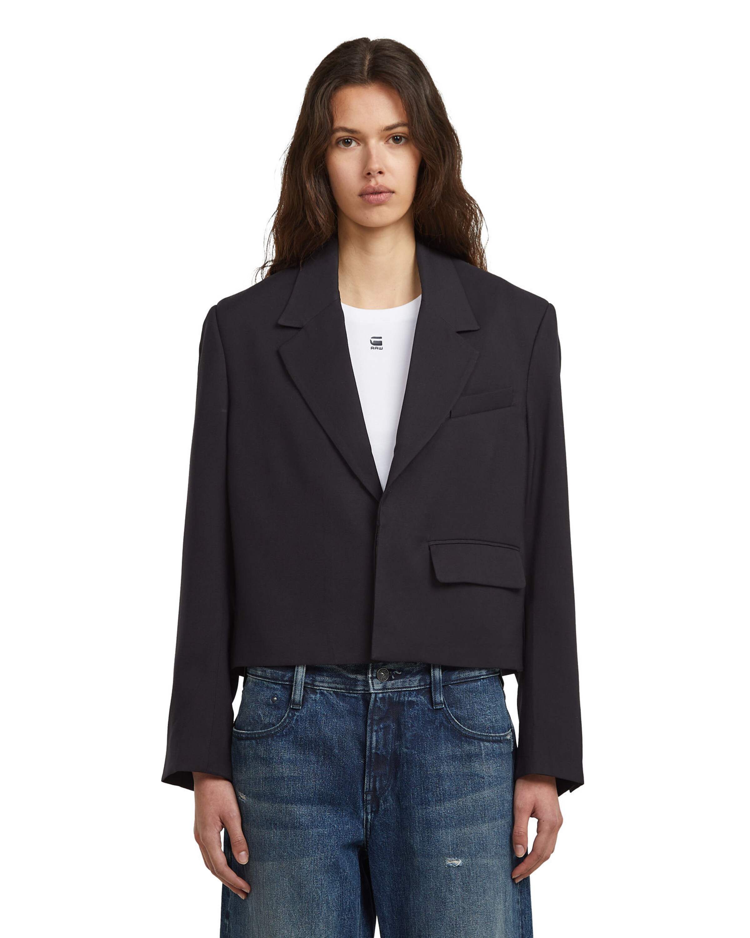 G-STAR Blazer in Black: front