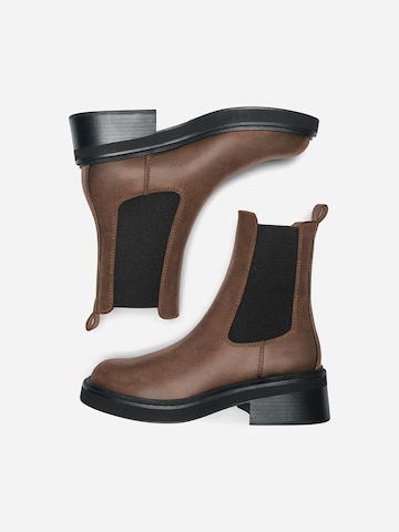 ONLY - Botas Chelsea en marrón