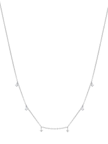 Hey Happiness - Cadena 'Petite Sparkle' en plata