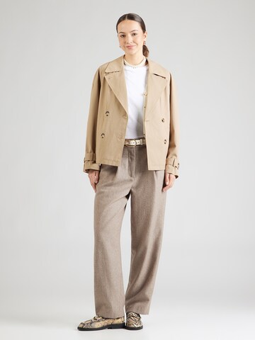 Palton de primăvară-toamnă 'NUFLORIAN' de la NÜMPH pe bej