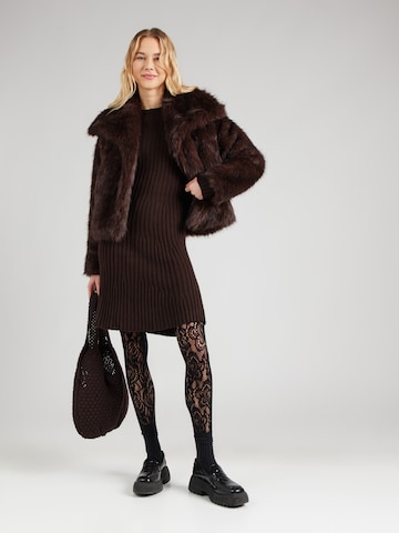 Peppercorn Knit dress 'Anna' in Brown