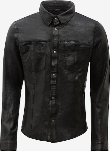 Chemise 'Das Reverse' RICANO en noir : devant