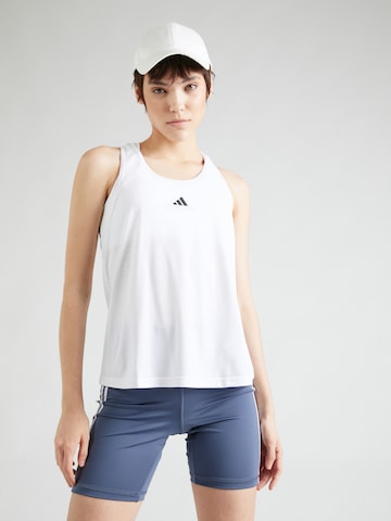 ADIDAS PERFORMANCE Sports Top in White: front