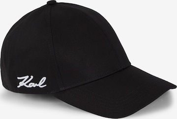 Karl Lagerfeld Lippalakki värissä musta: etupuoli