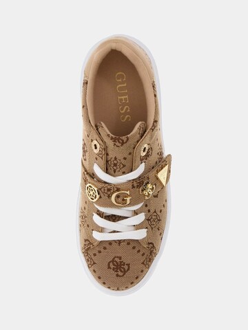 GUESS Sneaker 'Drift 4G' in Braun