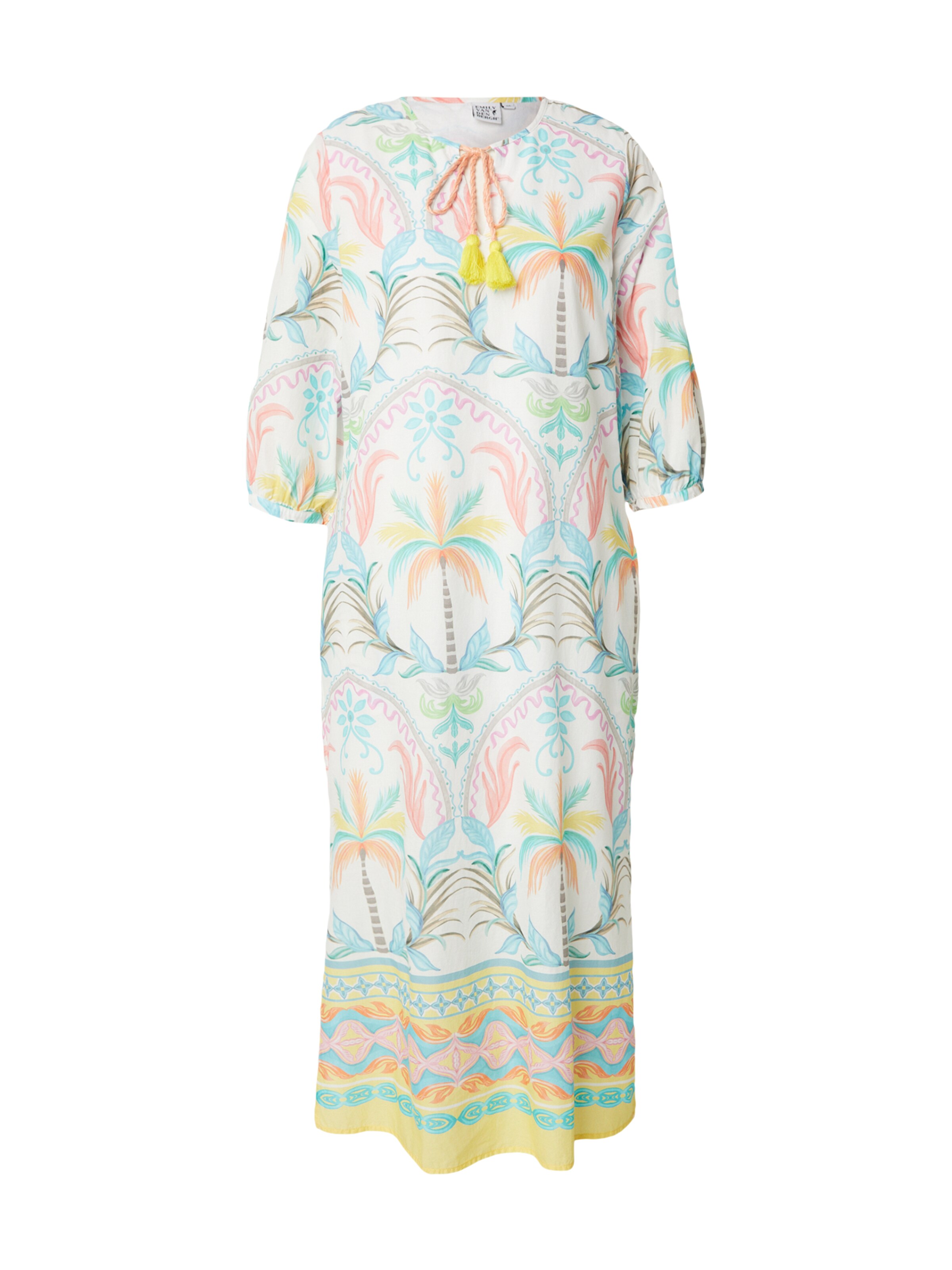 Emily Van Den Bergh Vestido en 34 en aqua / amarillo / salmón / blanco, Vista del producto