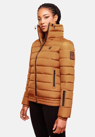 MARIKOO Winter jacket 'Poison' in Brown
