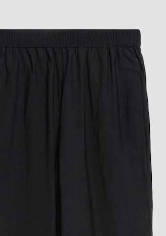 s.Oliver Wide Leg Hose in Schwarz