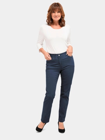 Goldner Skinny Jeans 'Carla' in Blauw