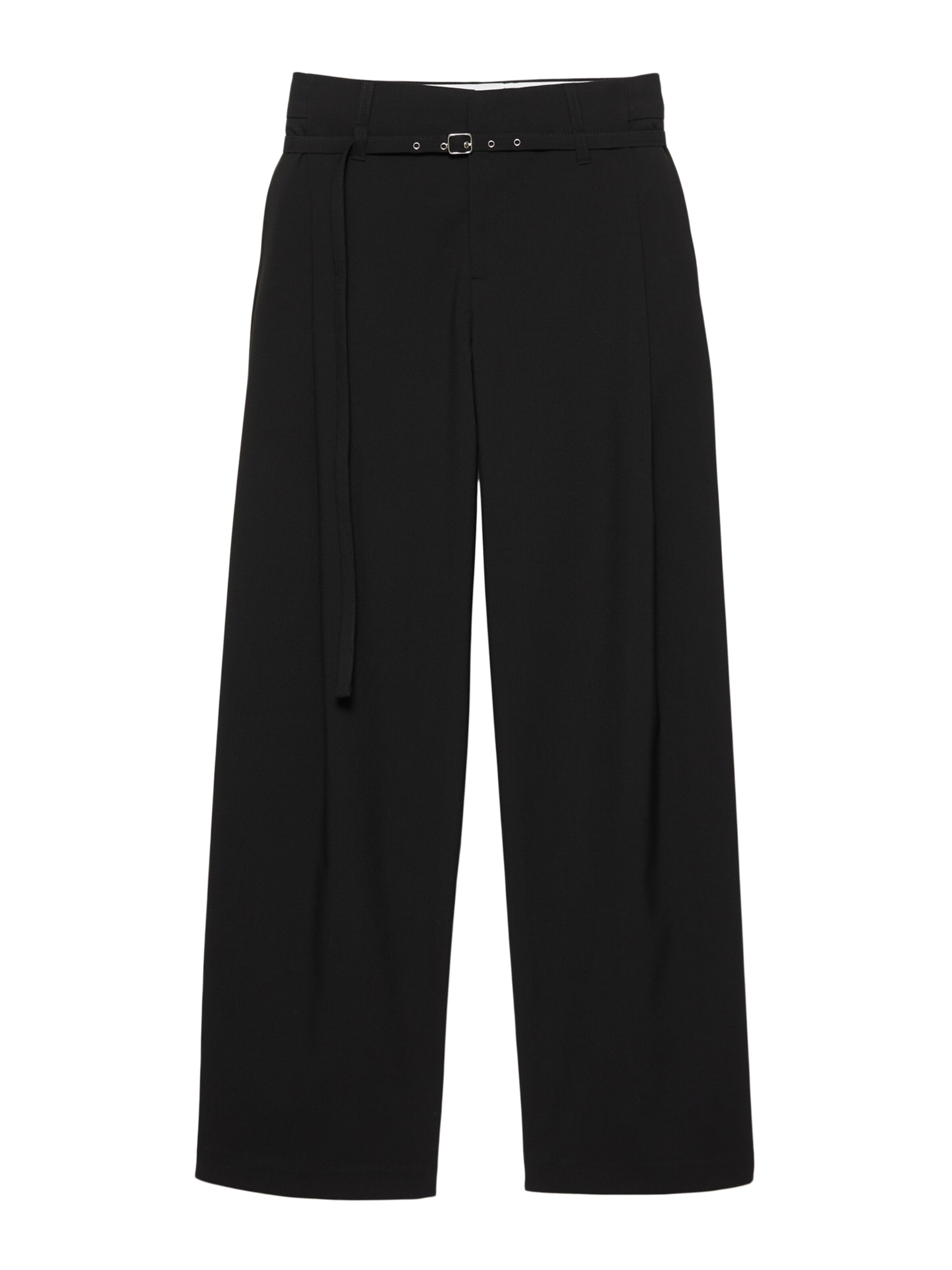 Pull&Bear Loosefit Hose in Schwarz: Vorderseite