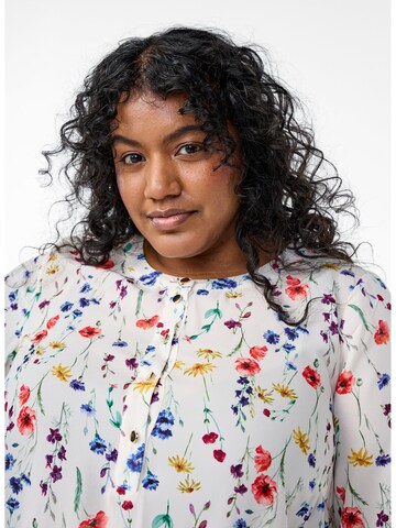 Robe 'Maeve' Zizzi en blanc