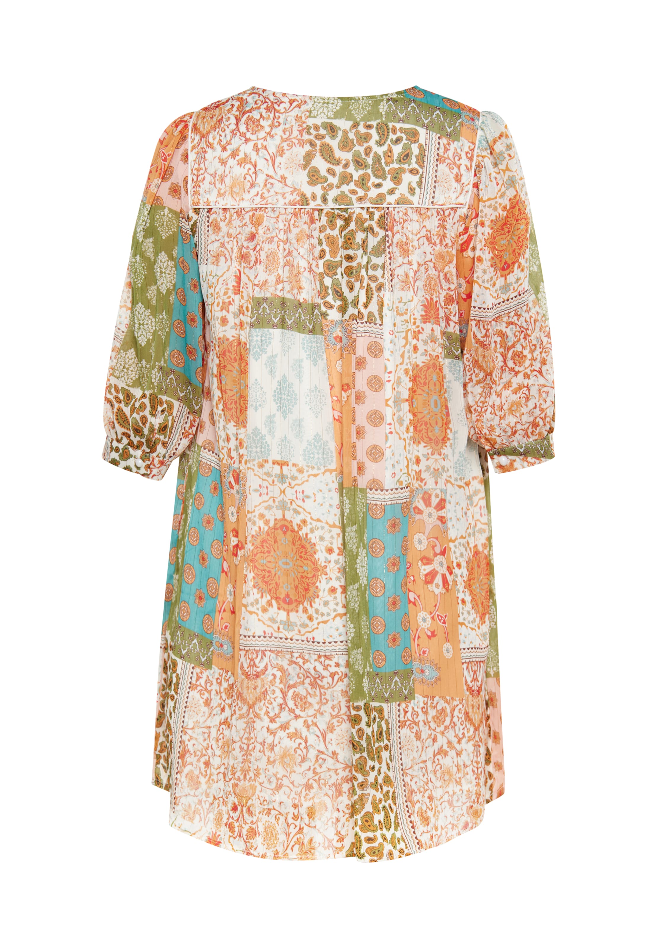 Gaya - Vestido 'Festival' em laranja