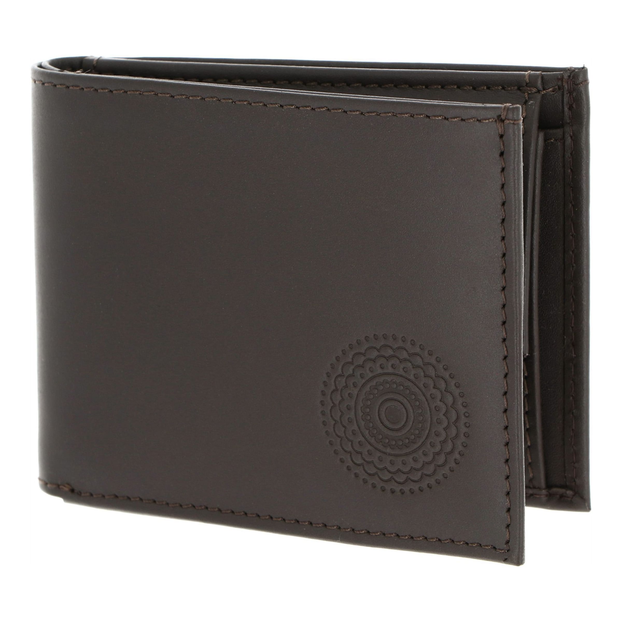 Porte-monnaies OXMOX en marron : devant