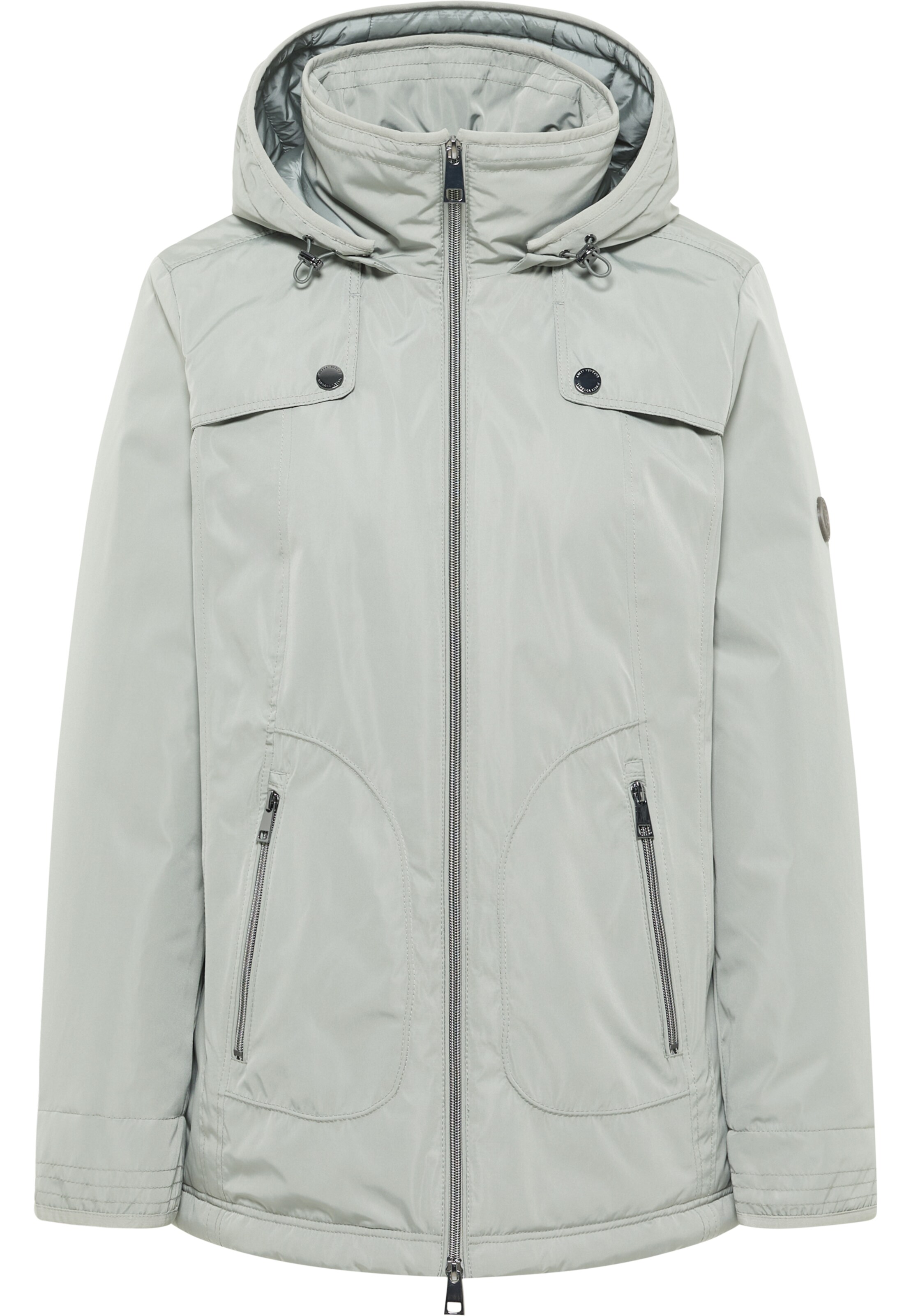 Barbara Lebek Between-Season Jacket in Green: front