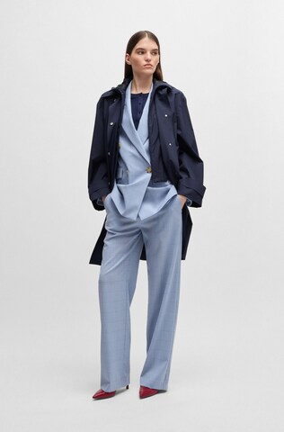 BOSS Trenchcoat 'Prefari-Trvl' in Blau