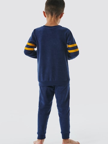 SCHIESSER Pajamas ' Rat Henry ' in Blue