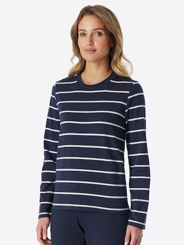 Chemise de nuit ' Mix Relax ' SCHIESSER en bleu : devant