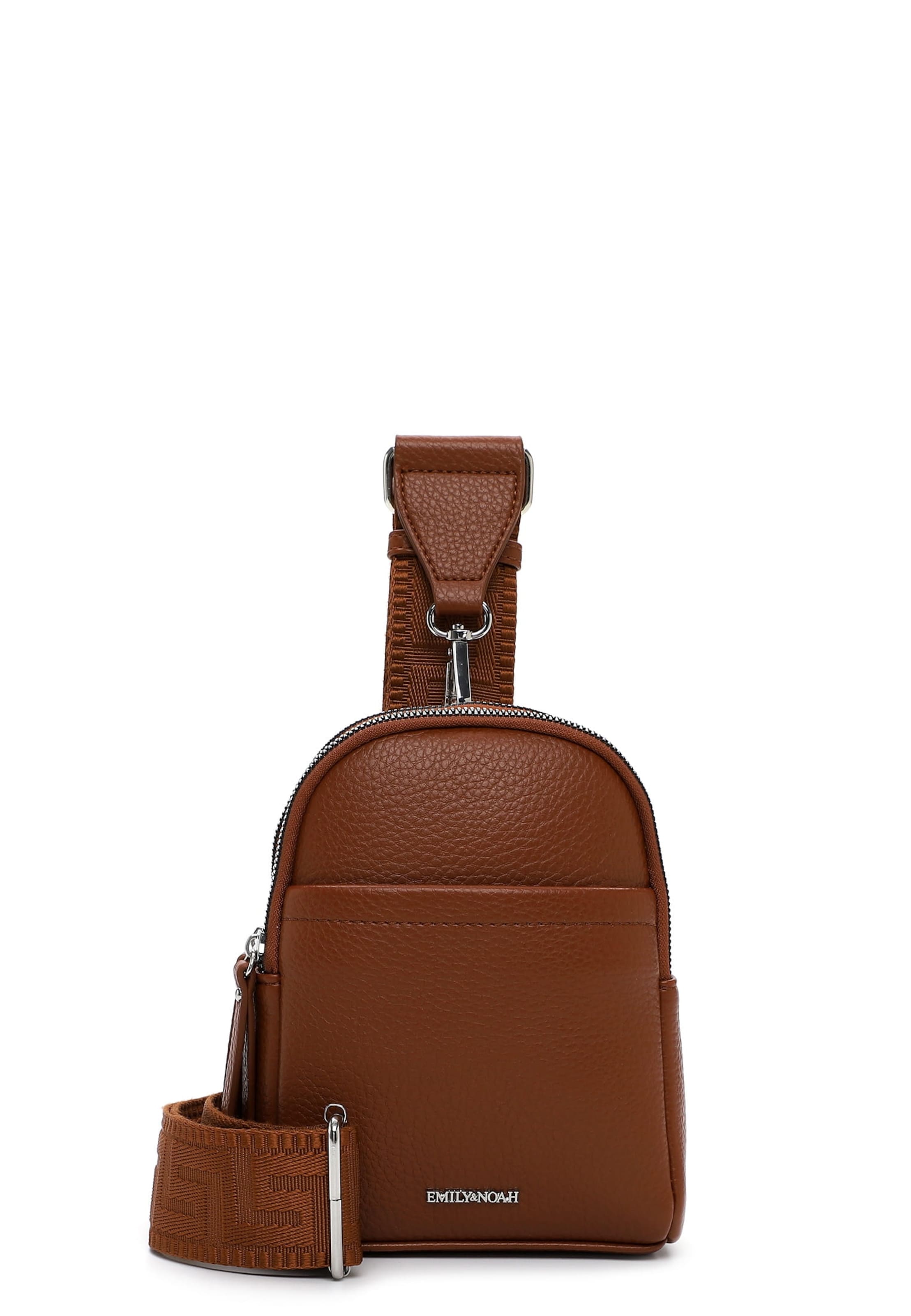 Sac à bandoulière 'Elena' Emily & Noah en marron : devant