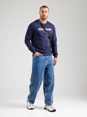 Pepe Jeans Mikina – modrá