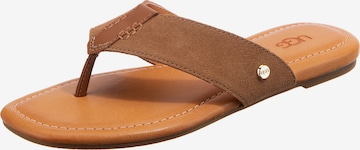 Flip-flops 'Carey' de la UGG pe maro: față