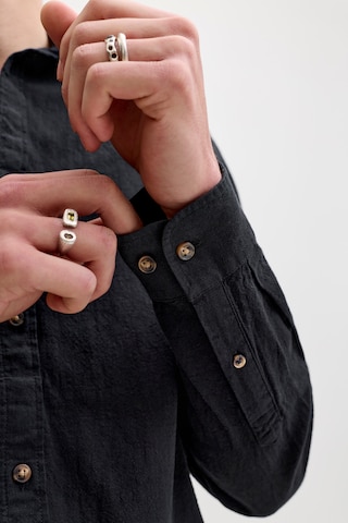 JACK & JONES Regular fit Button Up Shirt 'JJESummer' in Black