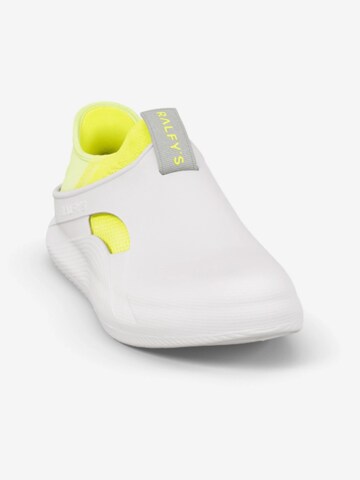 RALFY'S Classic Flats 'N1 Combo' in Yellow: front