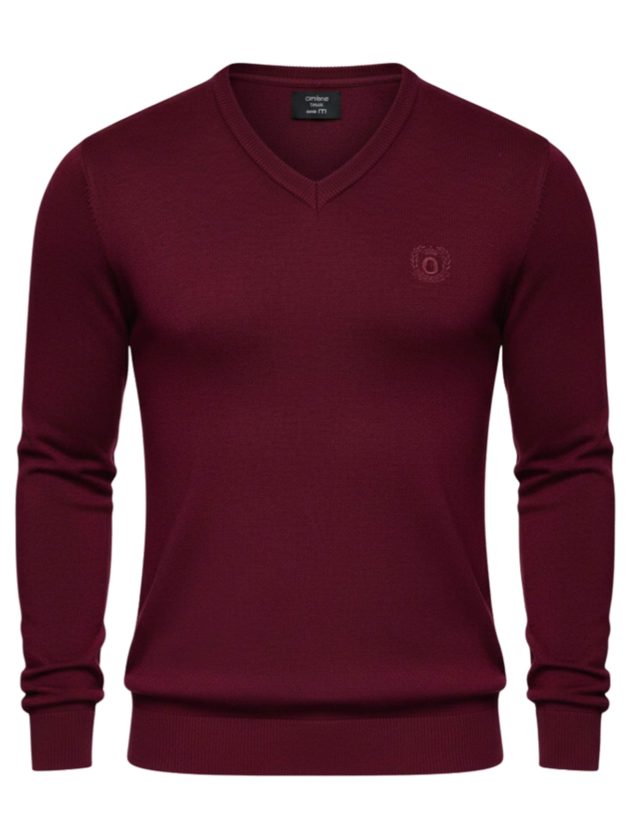 Pullover di Ombre in rosso: frontale