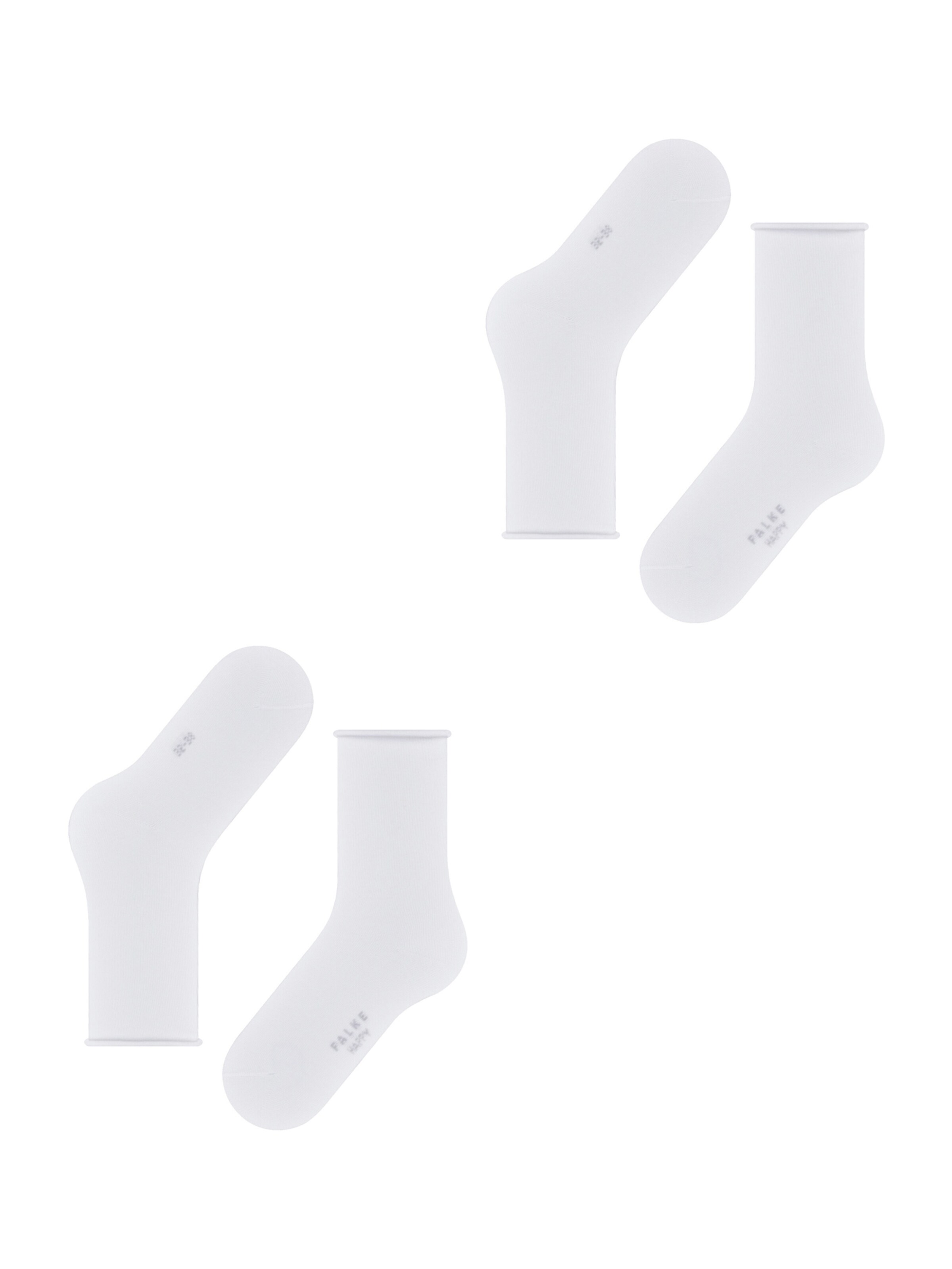 FALKE Ponožky 'Happy' - Biela