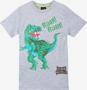 Dino World T-Shirt in Grau: predná strana