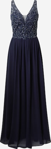 Laona Evening Dress in Blue: front