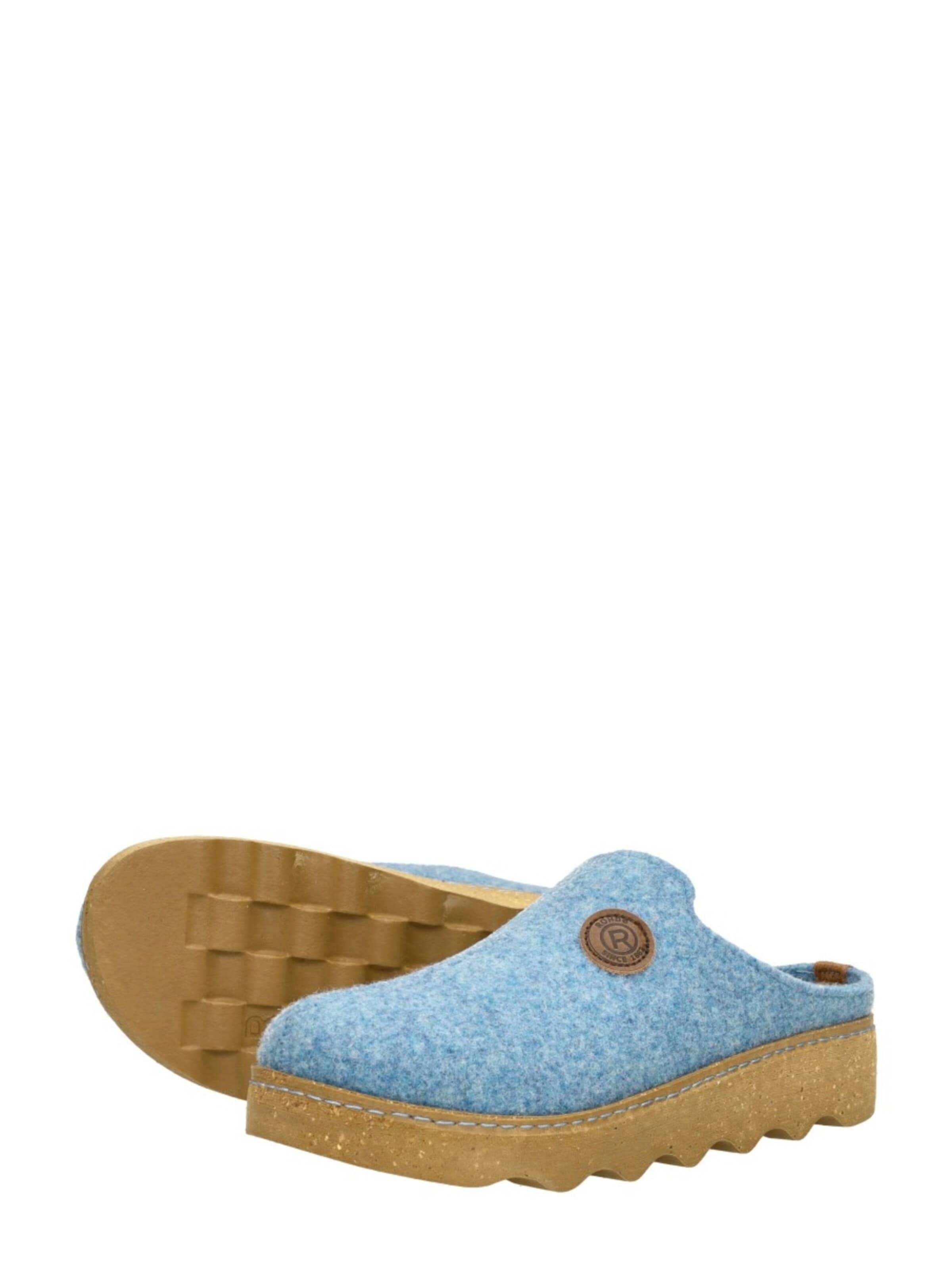 ROHDE Huisschoenen 'Pantoffels Open' in Blauw