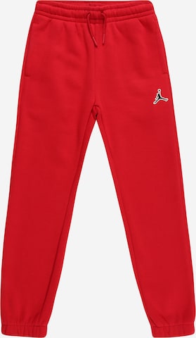 Tapered Pantaloni 'Essentials' di Jordan in rosso: frontale