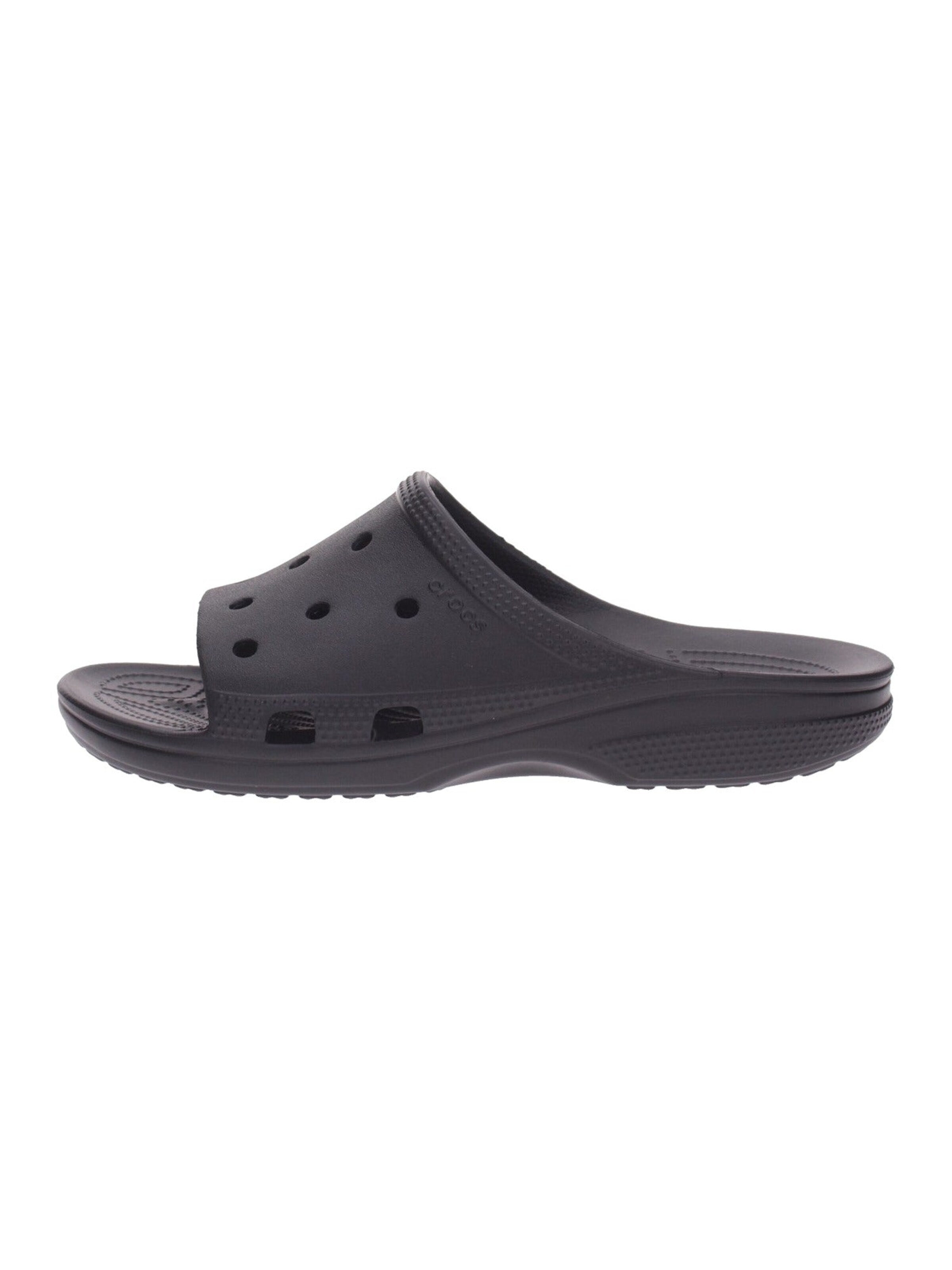 Zoccoletto di Crocs in nero: frontale