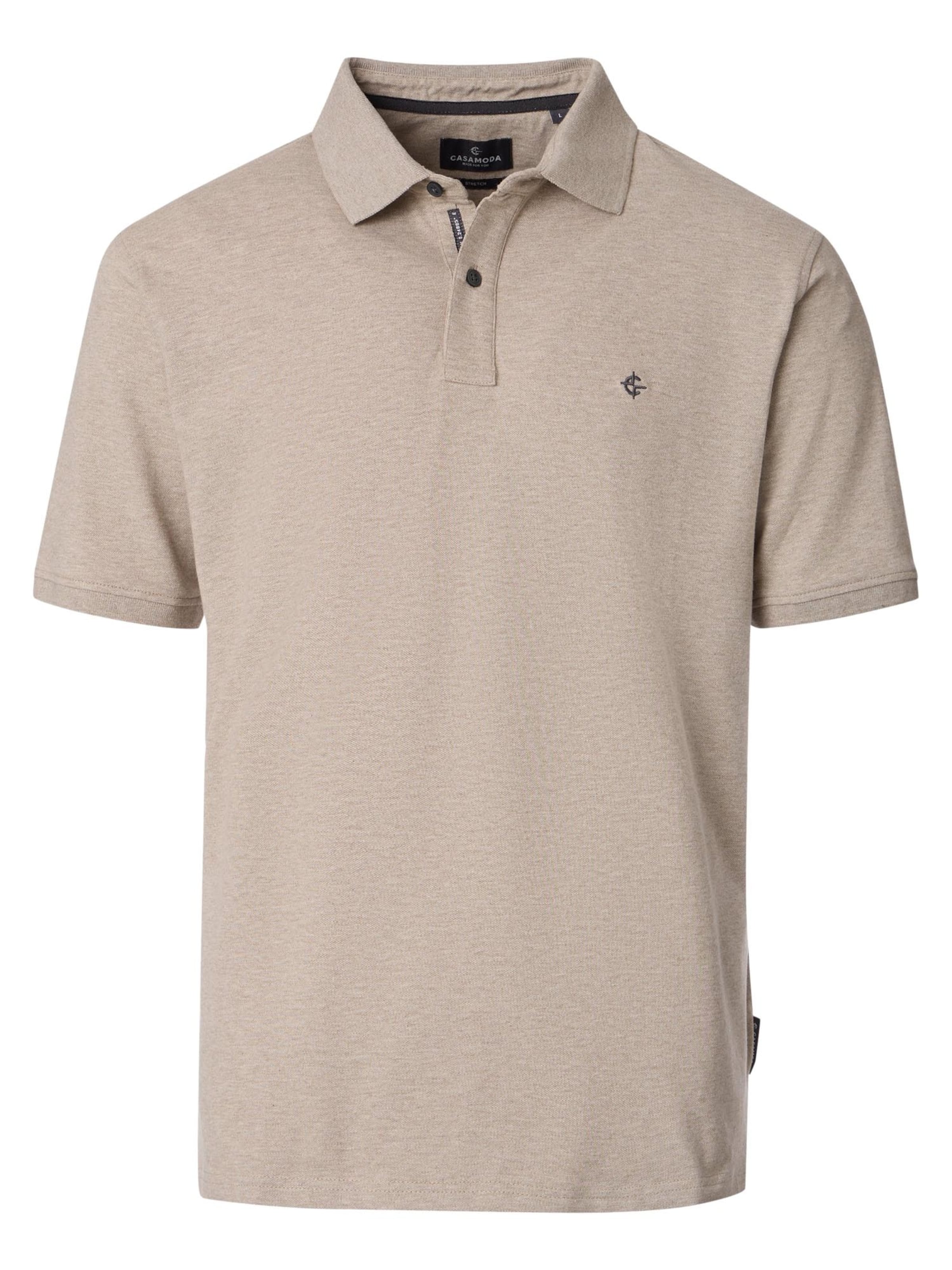 CASAMODA Shirt 'Basic' in Beige: front