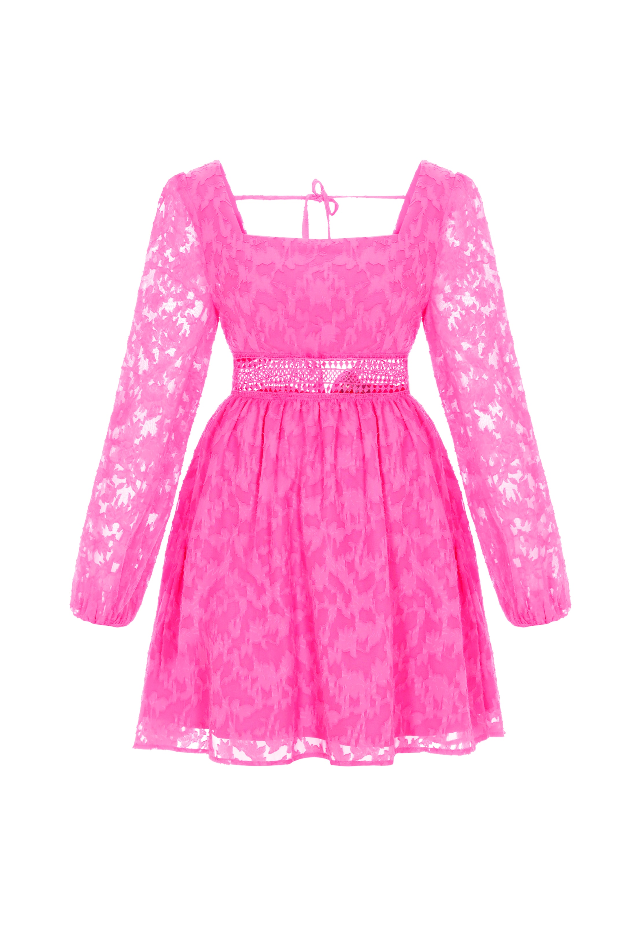 Robe faina en rose : devant