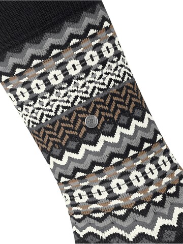 BURLINGTON Socken 'Fair Isle'‌‌‌‌‌ in Schwarz