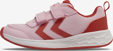 Hummel Sneakers in Roze: voorkant