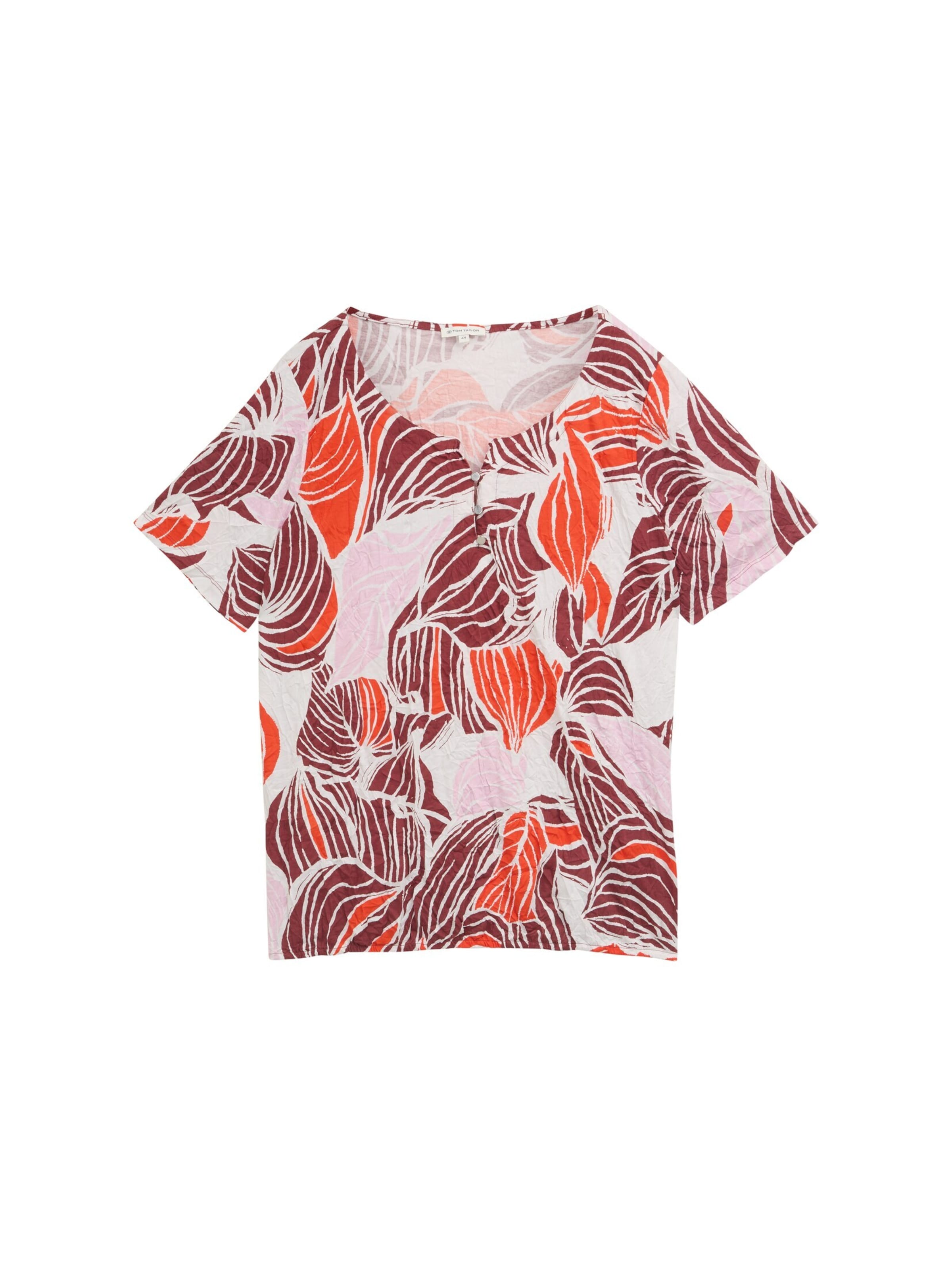 T-shirt Tom Tailor Women + en rouge : devant