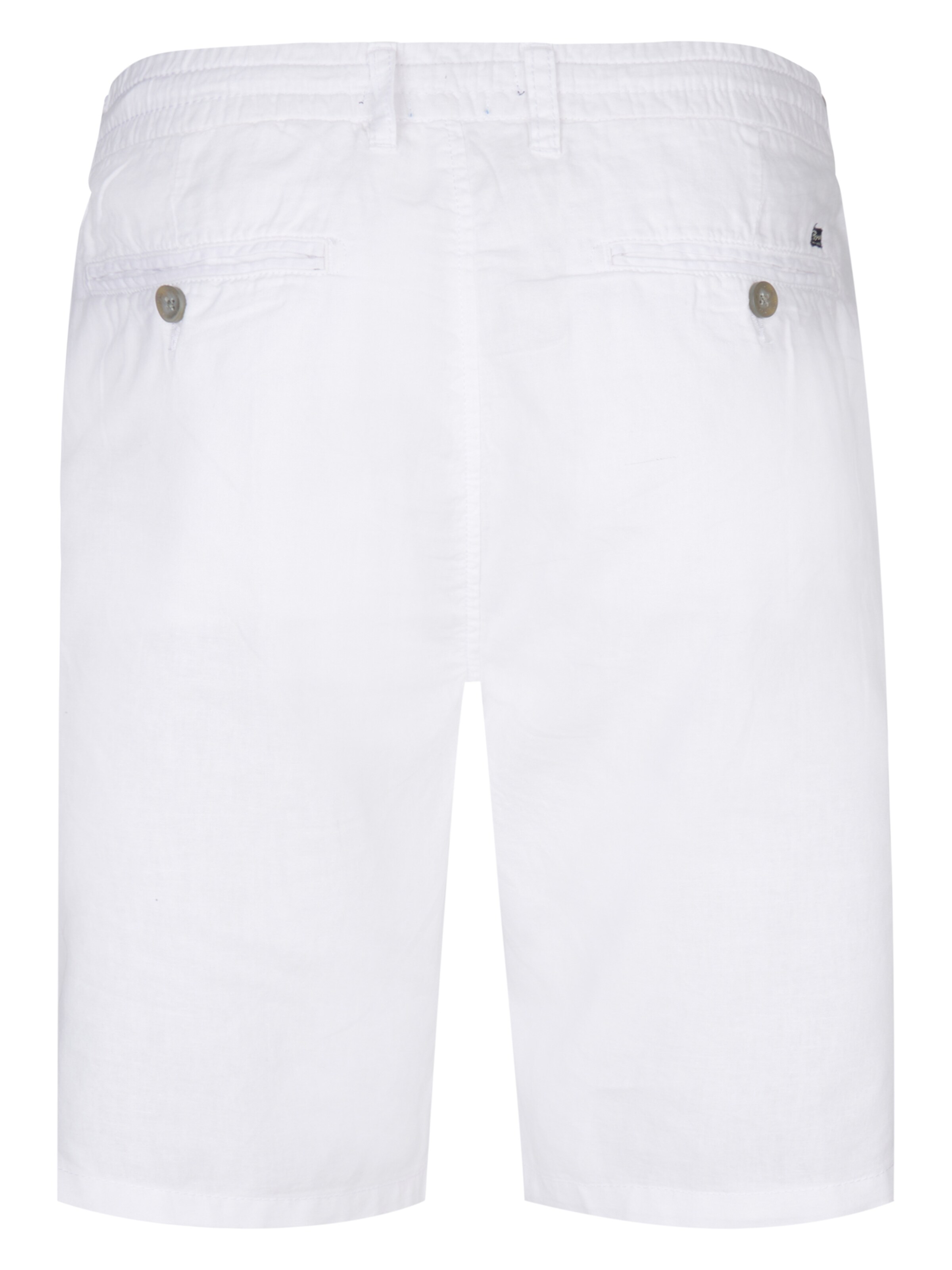 Petrol Industries Štandardný strih Chino nohavice - Biela