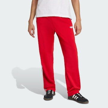 Loosefit Pantalon 'Firebird' ADIDAS ORIGINALS en rouge : devant