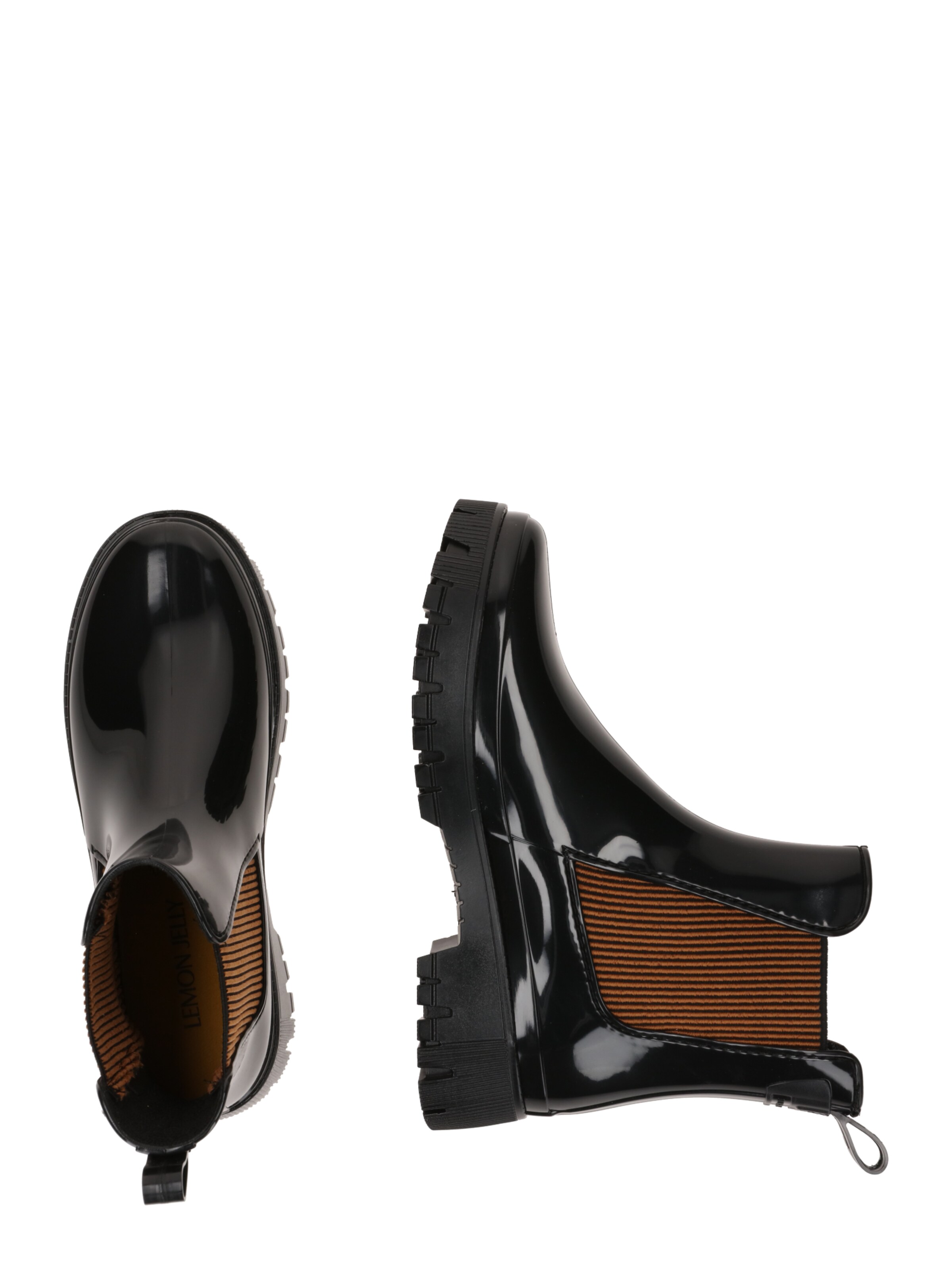 LEMON JELLY Γαλότσα 'HALLIE' σε μαύρο