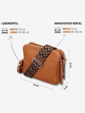 Adel Bags Schoudertas 'MARA' in Bruin