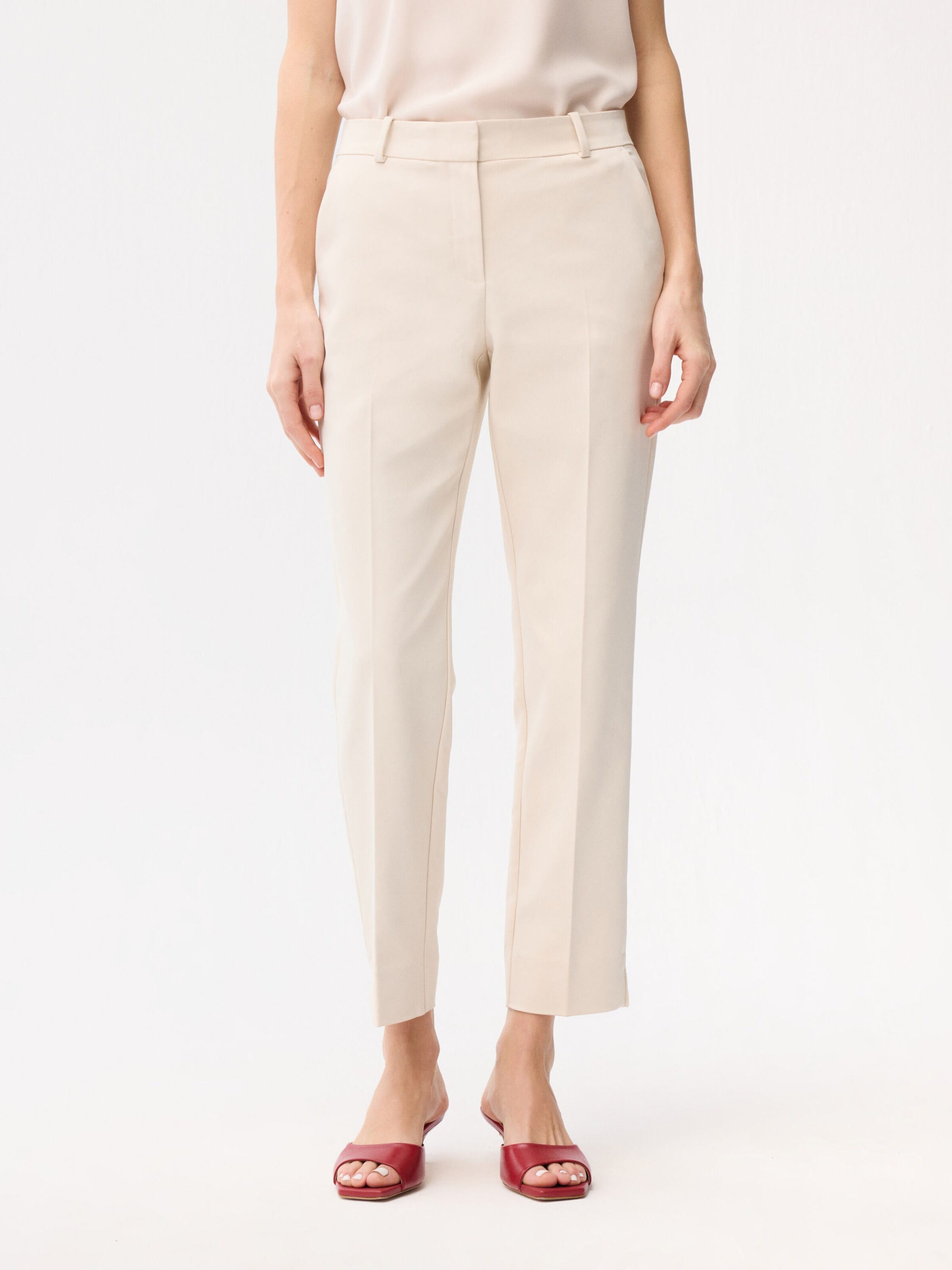 Coupe slim Pantalon adl en jaune : devant