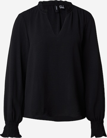 VERO MODA Blus 'VMCARLA' i svart: framsida