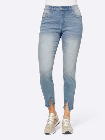 heine Regular Jeans in Blauw: voorkant