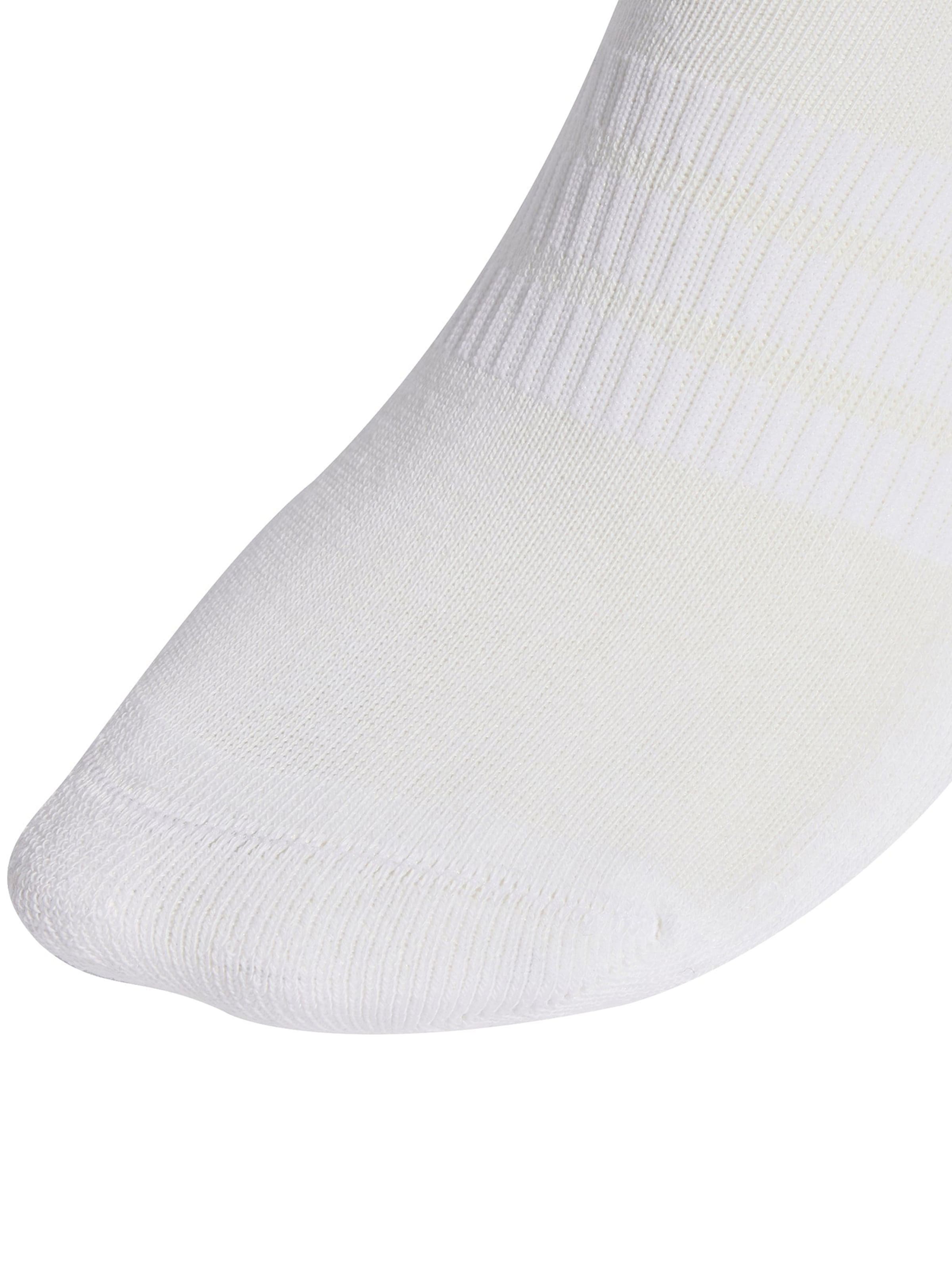 ADIDAS PERFORMANCE Sportsocken 'Essentials'  10er Pack in Weiß in Weiß