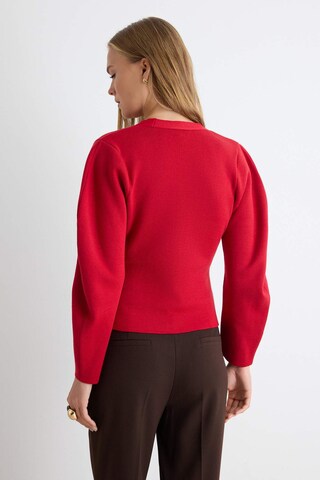 Trendyol - Casaco de malha em vermelho