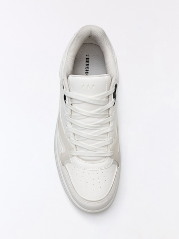 Bershka Platform trainers 'BAMBA STREET' in White