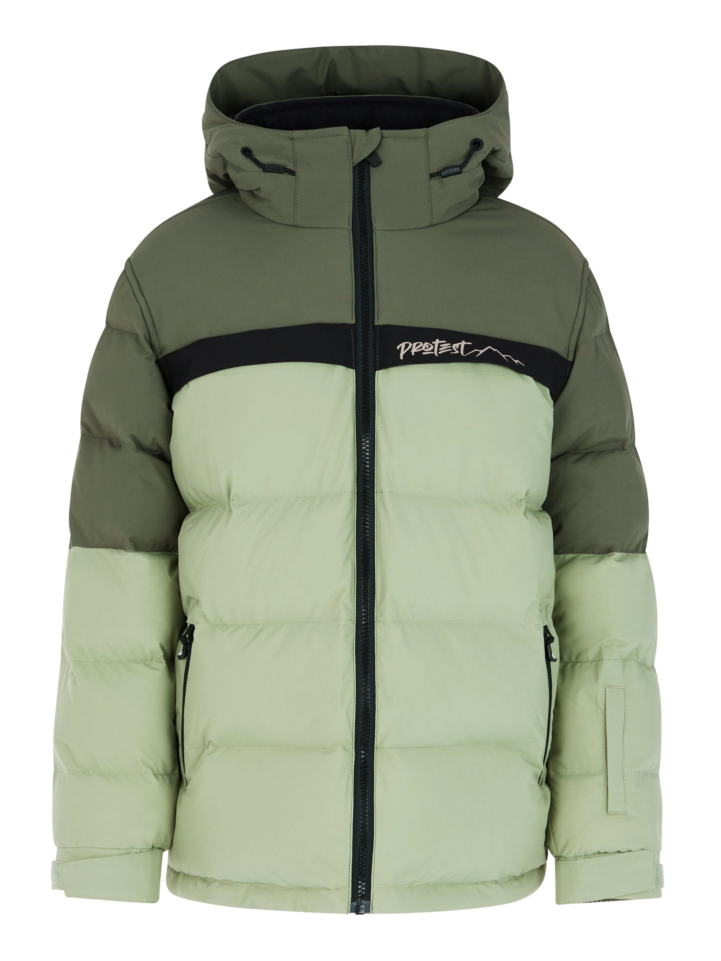 PROTEST Sportjacke 'PRTMACK JR'‌‌‌‌‌‌‌‌ in Grün: Vorderseite